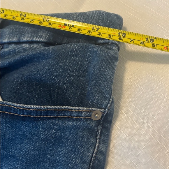 Banana Republic Medium Wash Low Rise Bootcut Jeans SZ 16 casual vintage stretch - Picture 8 of 14